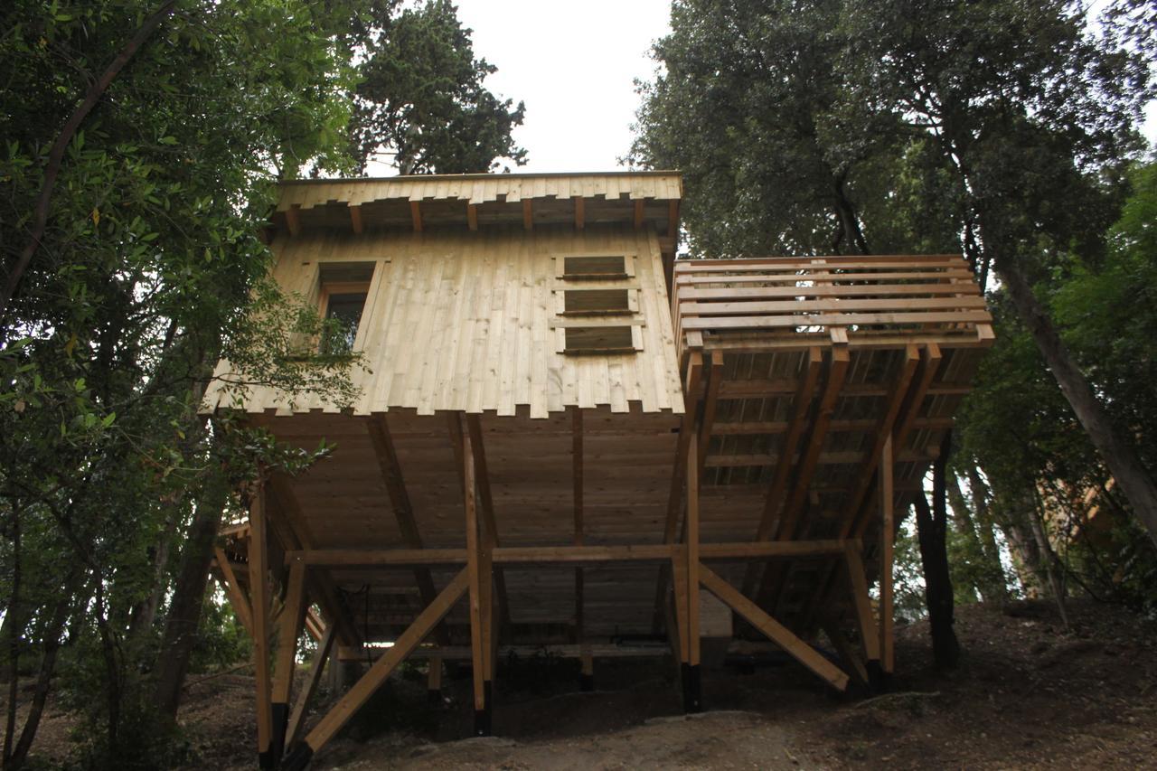 Les Cabanes Dans Les Bois Logis Hotel Villedubert Cameră foto