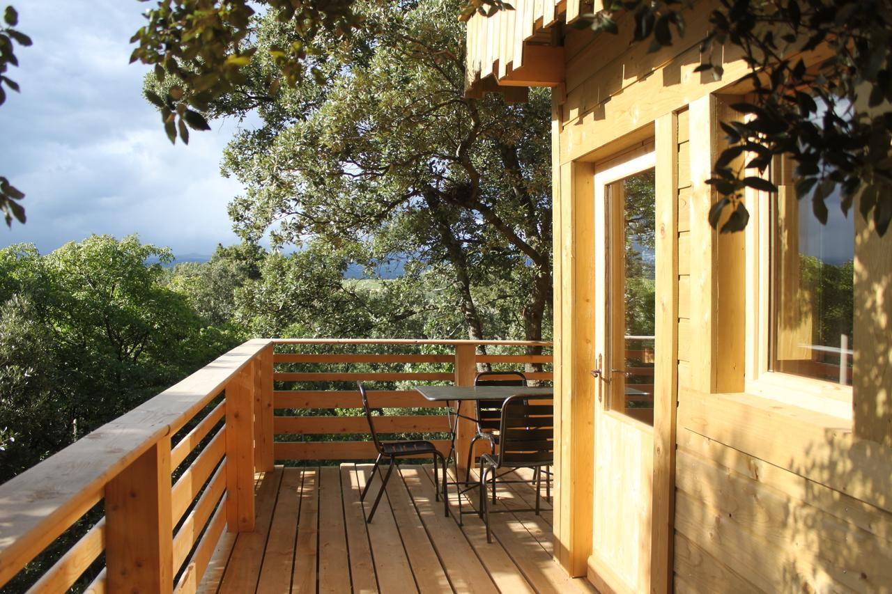 Les Cabanes Dans Les Bois Logis Hotel Villedubert Cameră foto